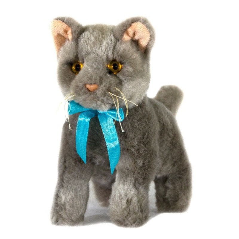Sasha  Russian Blue Kitty Cat Teddy Bear Soft Toy