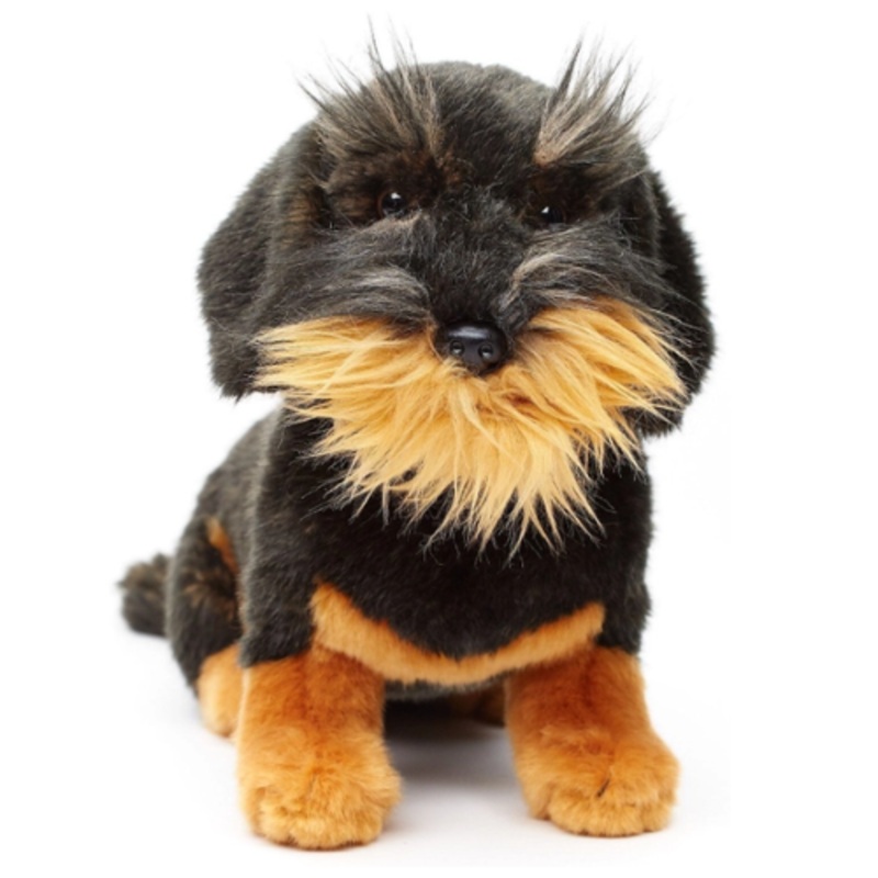 Scruffy – Wire Haired Dachshund Puppy Dog Teddy Bear – Soft Toy