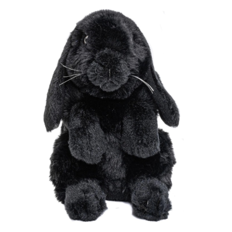 Aries – Black Sitting Rabbit Teddy Bear – Soft Toy