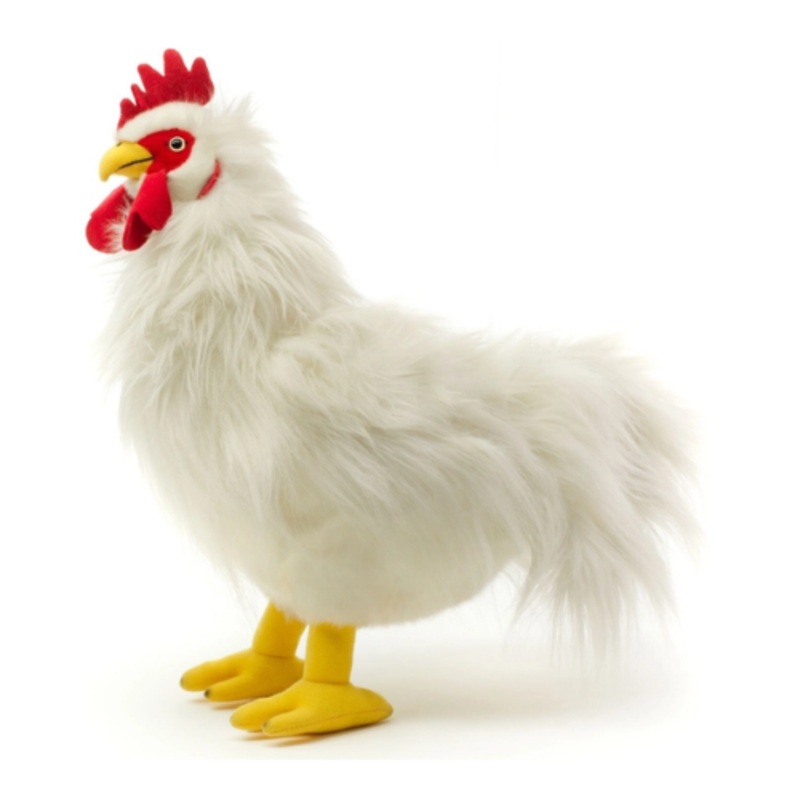White Rooster On The Farm Teddy – Soft Toy