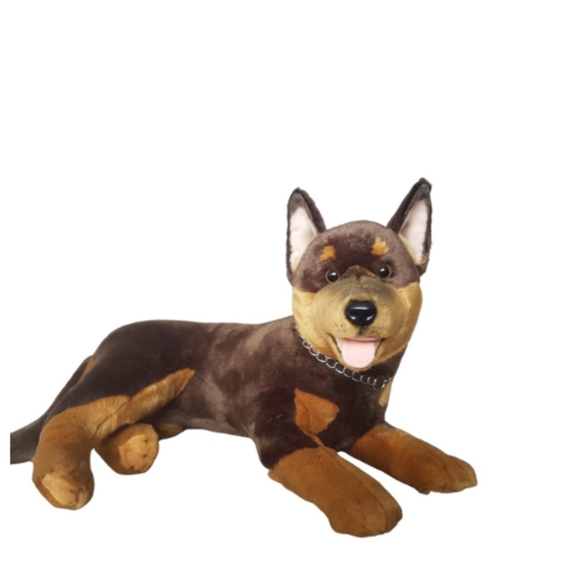 Wilbur -Jumbo Red & Tan Kelpie Dog Teddy Bear – Soft Toy