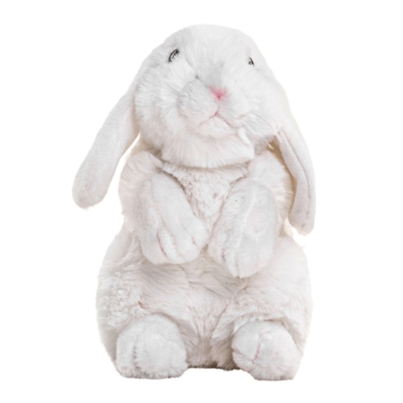 Winslow – White Sitting Rabbit Teddy Bear – Soft Toy
