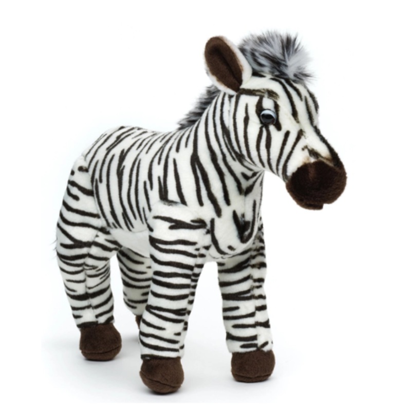Zebra Standing Teddy – Soft Toy