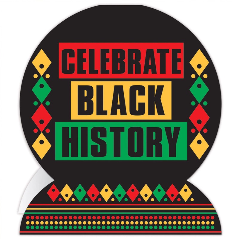 3-D Celebrate Black History Table Centerpiece – 25cm