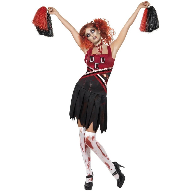 Zombie Cheerleader Costume Large