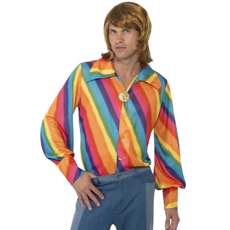 1970’s Rainbow Colour Shirt Large