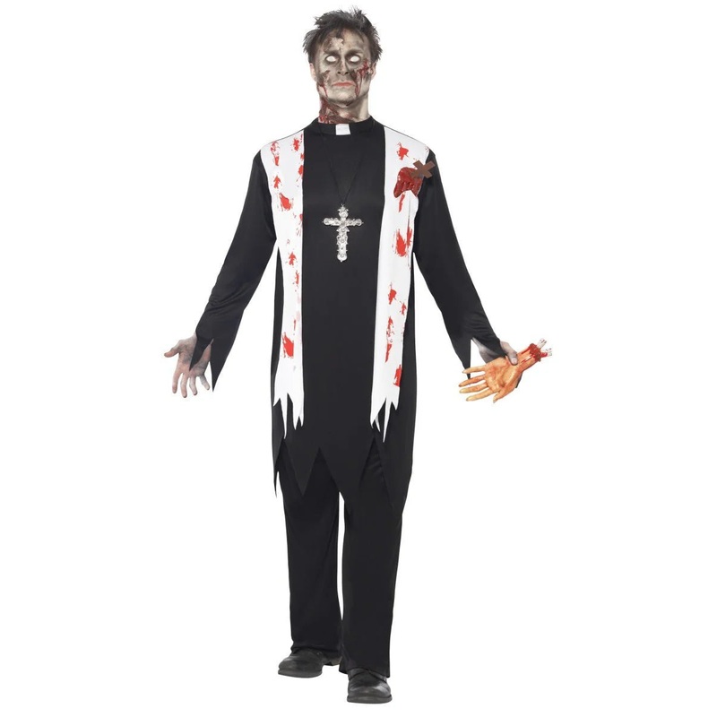 Zombie Priest Costume Large
