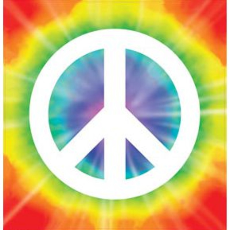 1960’s Peace Sign Window Sticker – 38.1cm
