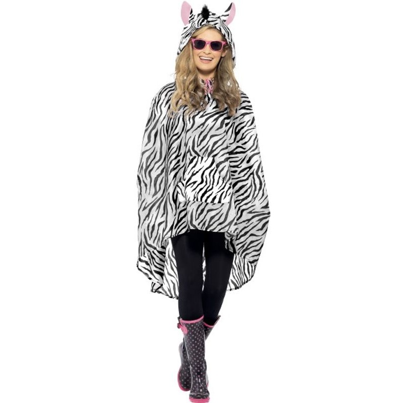 Zebra Party Poncho