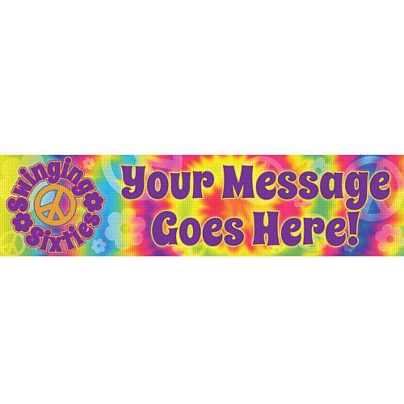 1960’s Personalised Banner – 1.2m