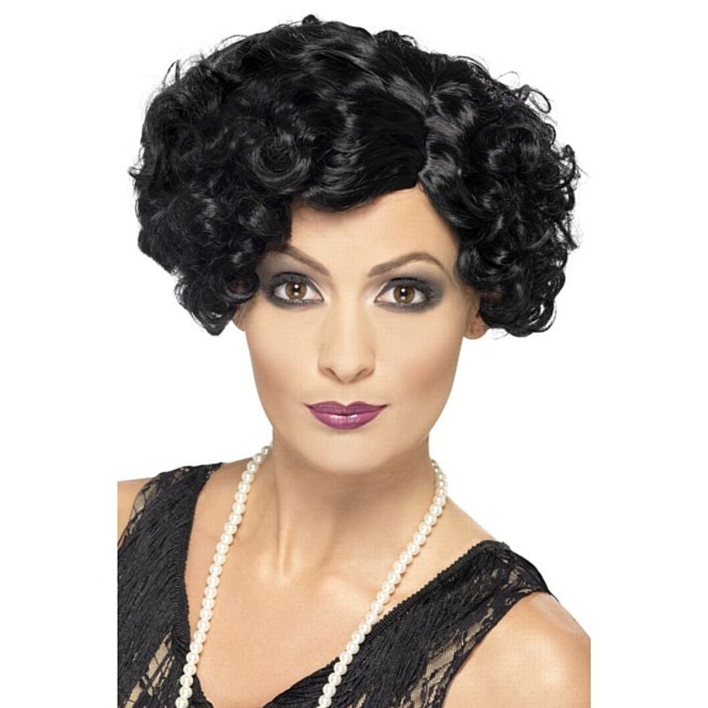 1920’S Flapper Wig, Black