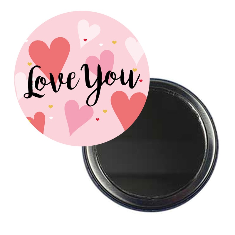 ‘Love You’ Valentine’s Day Pocket Mirror