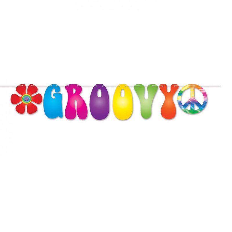 1960’s Themed Groovy Streamer – 1.5m