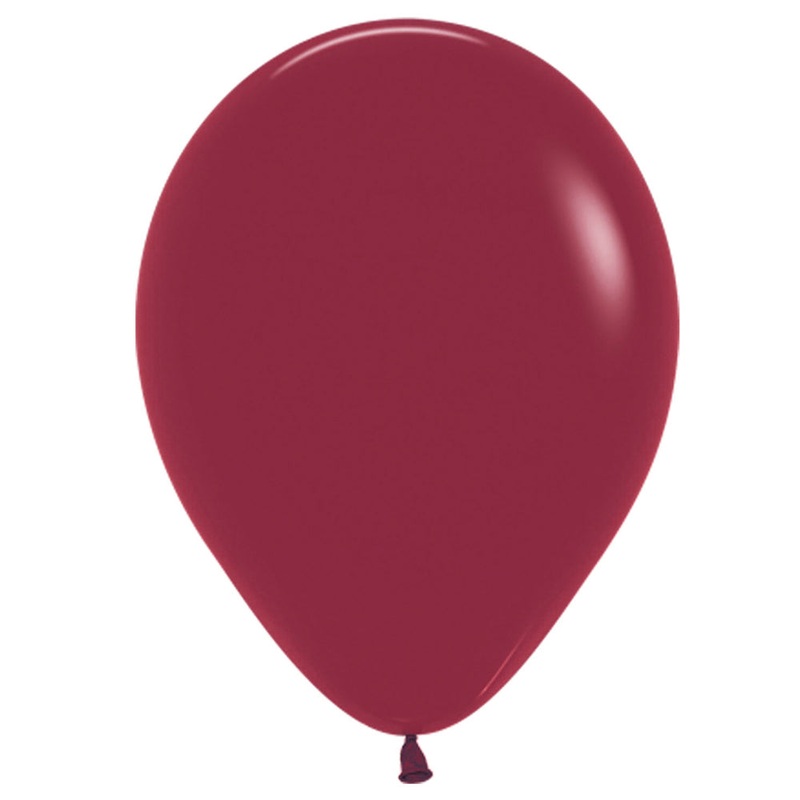 12″ Burgundy Latex Balloons – Pack of 20