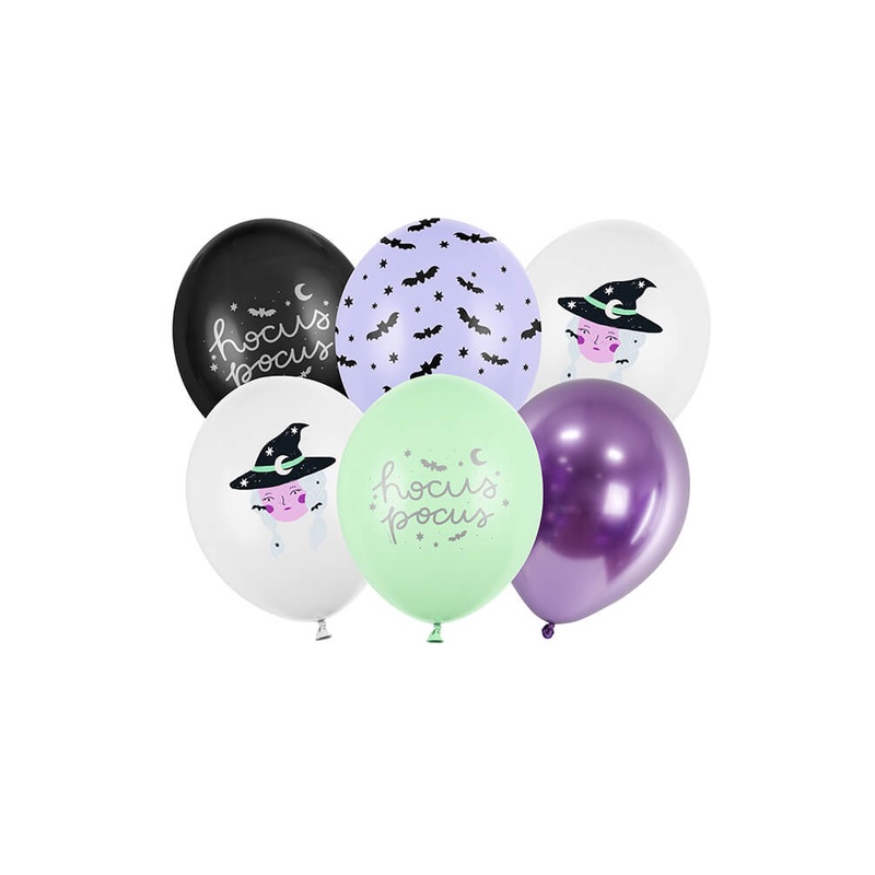 Witch Balloon Mix (Set of 6)