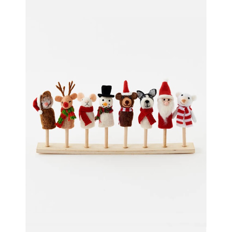 Christmas Finger Puppet Polar Bear