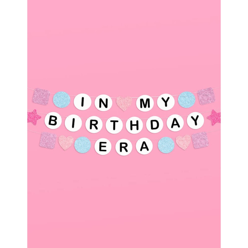 “In My Birthday Era” Swiftie Birthday Banner