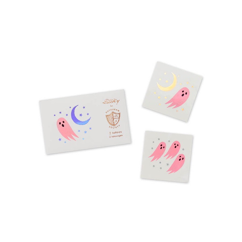 Halloween Spooked Temporary Tattoos (Set of 2)