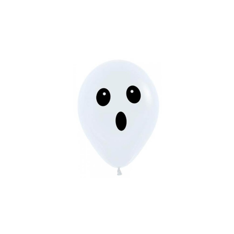 Ghost Face Printed Latex Balloon Mix (Set of 6)