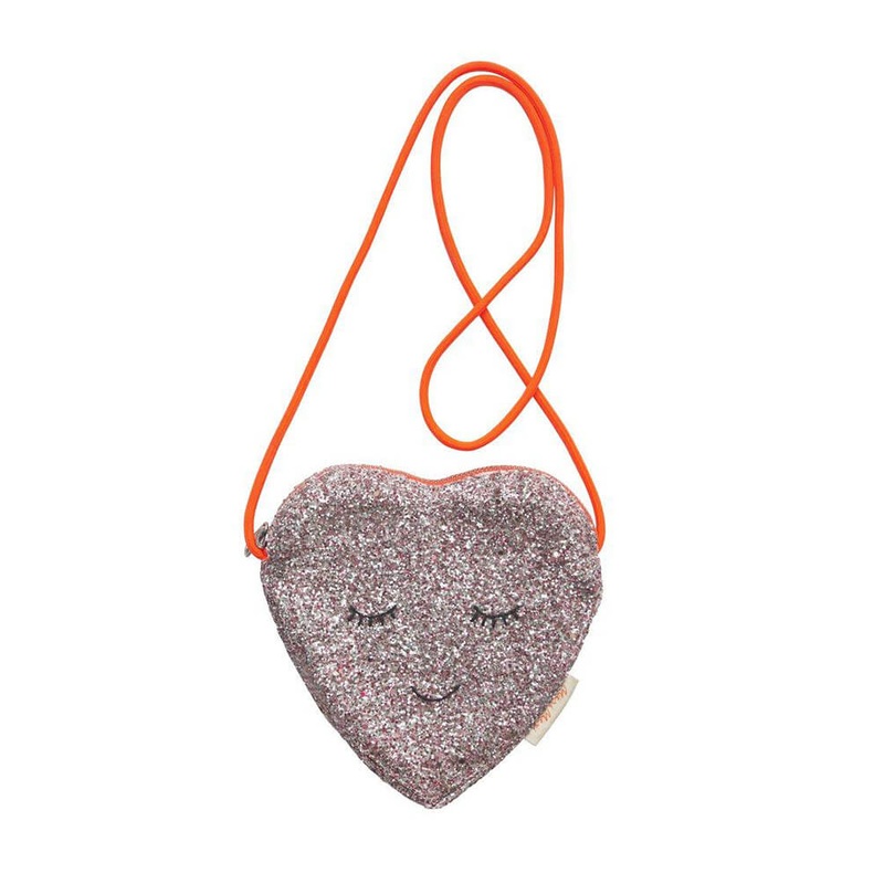 Glitter Heart Bag