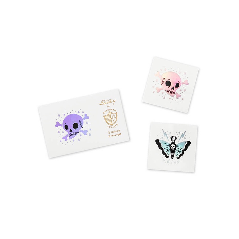 Halloween Doomsday Temporary Tattoos (Set of 2)