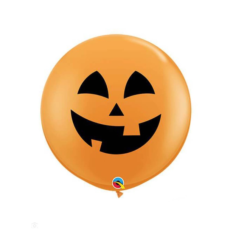 Jumbo Round Halloween Jolly Jack Latex Balloon