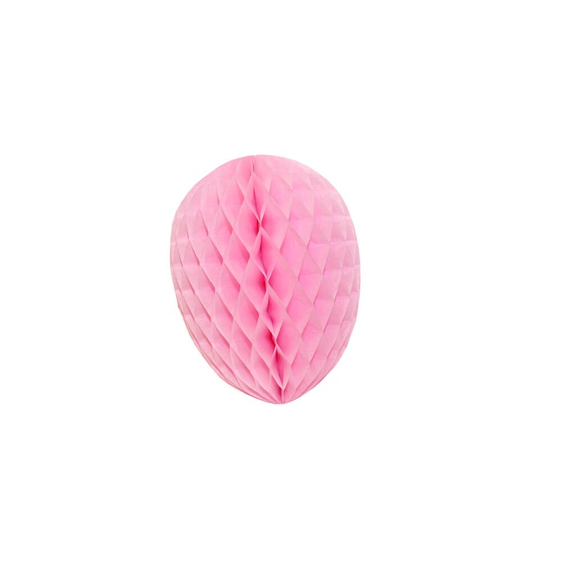 Honeycomb Easter Egg – Light Pink
