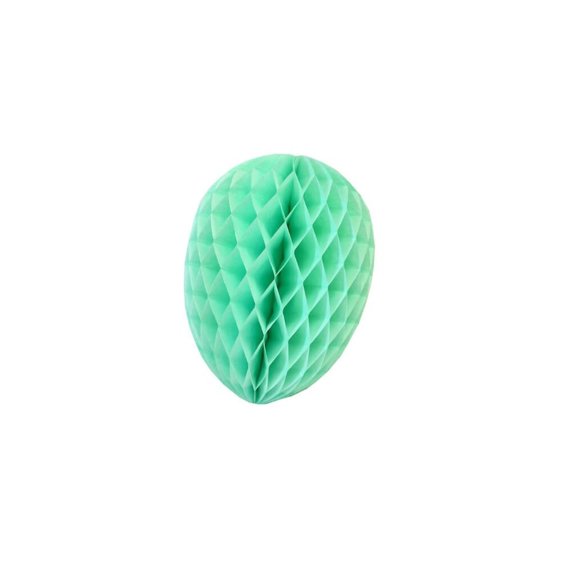 Honeycomb Easter Egg – Mint