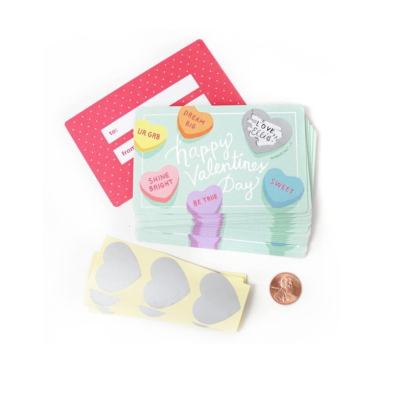 Sweet Valentine’s Scratch-Off Cards Set of 6