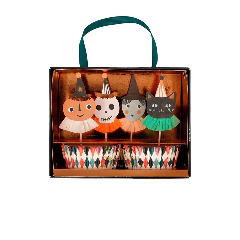 Vintage Halloween Cupcake Kit (Set of 24)