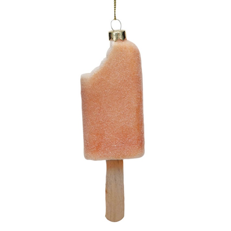 Glass Orangesicle Ornament