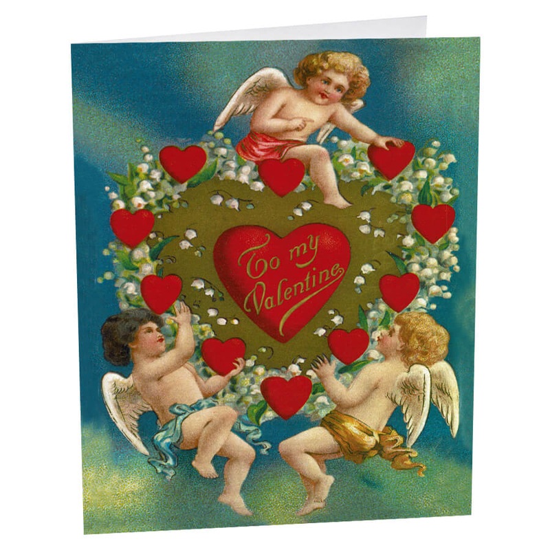 To my Valentine Set/5 Greeting Cards