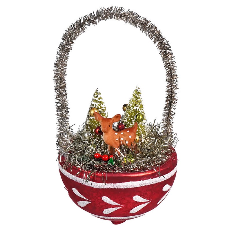 Traditional Fawn Indent Ornament