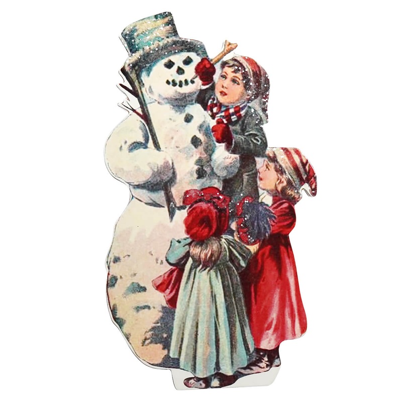 10″ Family Building Snowman Dummy Board