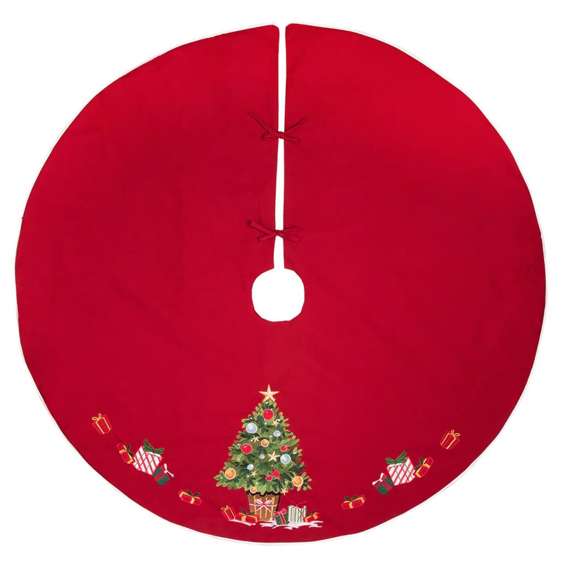 54″ Christmas Tree Red Tree Skirt