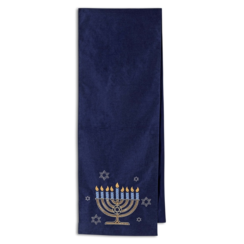 72″ Lighted Hanukkah Table Runner