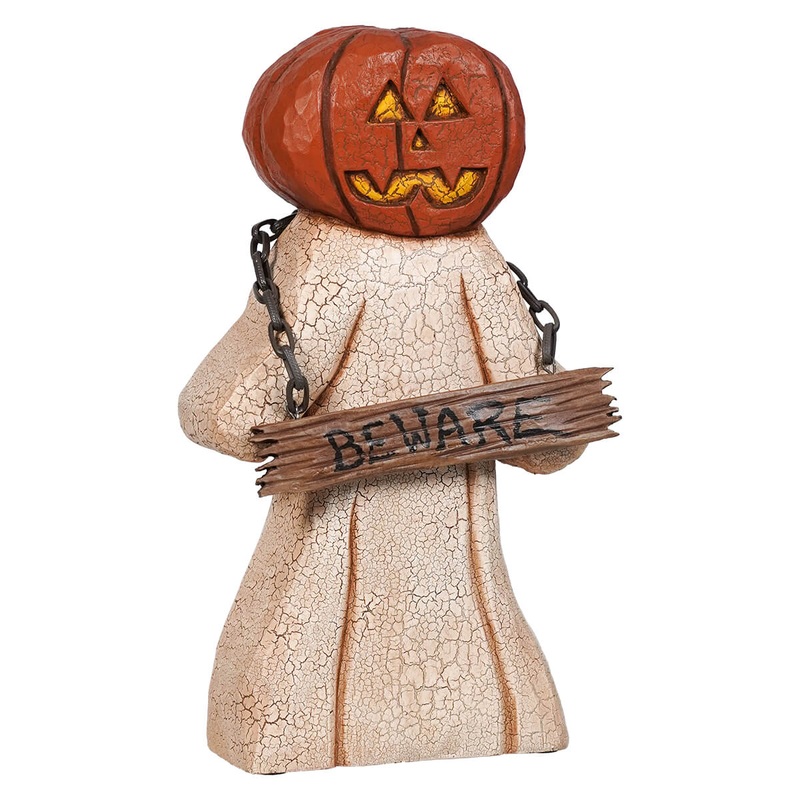 “Beware” Jack-O’-Lantern Ghost