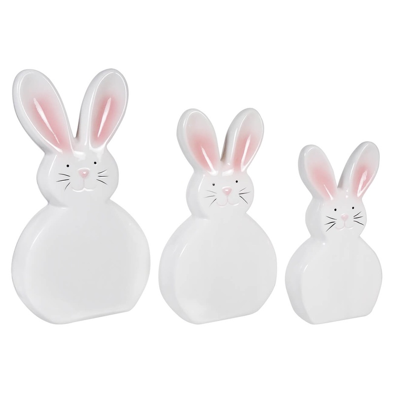 Slim Funny Bunnies Decor Set/3