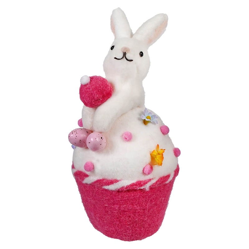 Raspberry Bunny Cupcake