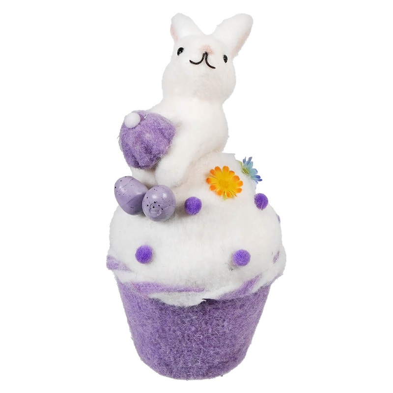 Violet Bunny Cupcake