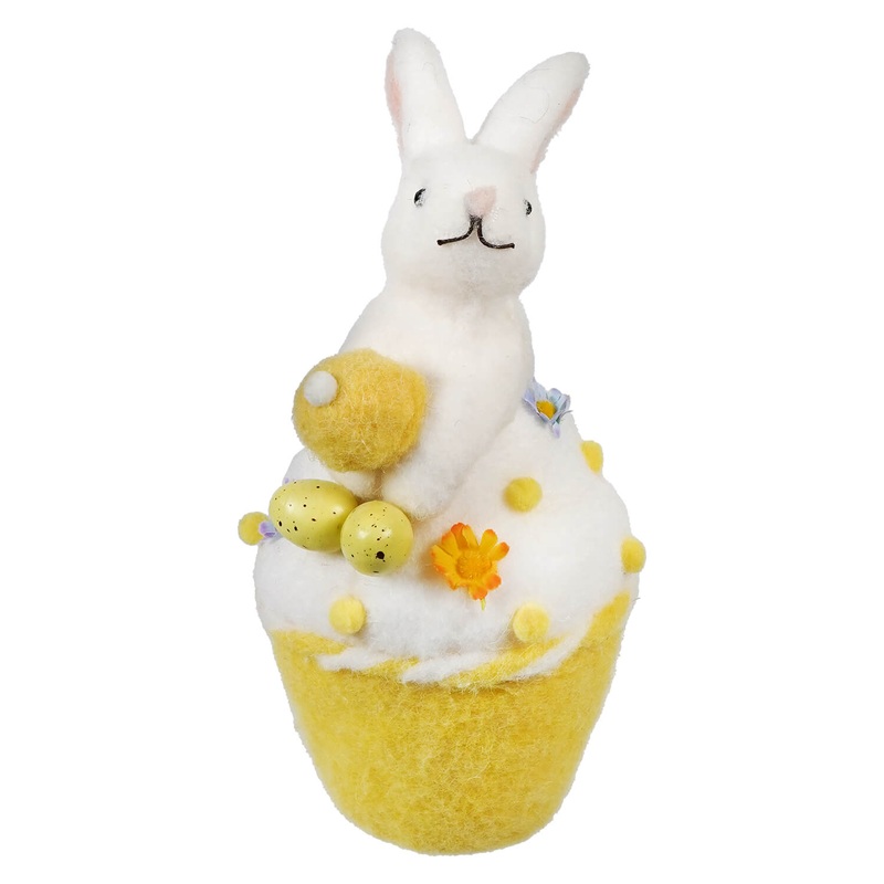 Yellow Bunny Cupcake