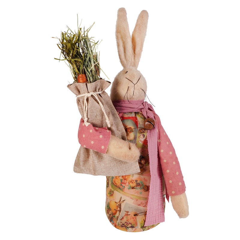 Rosamund Rabbit with Pink Scarf