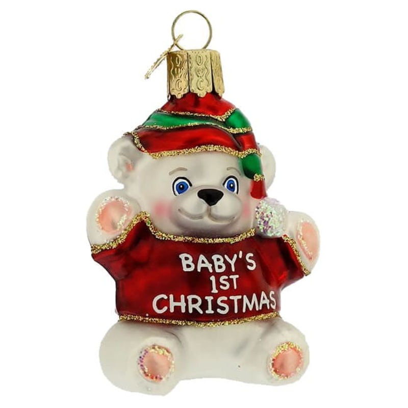 Baby’s First Christmas Bear Ornament