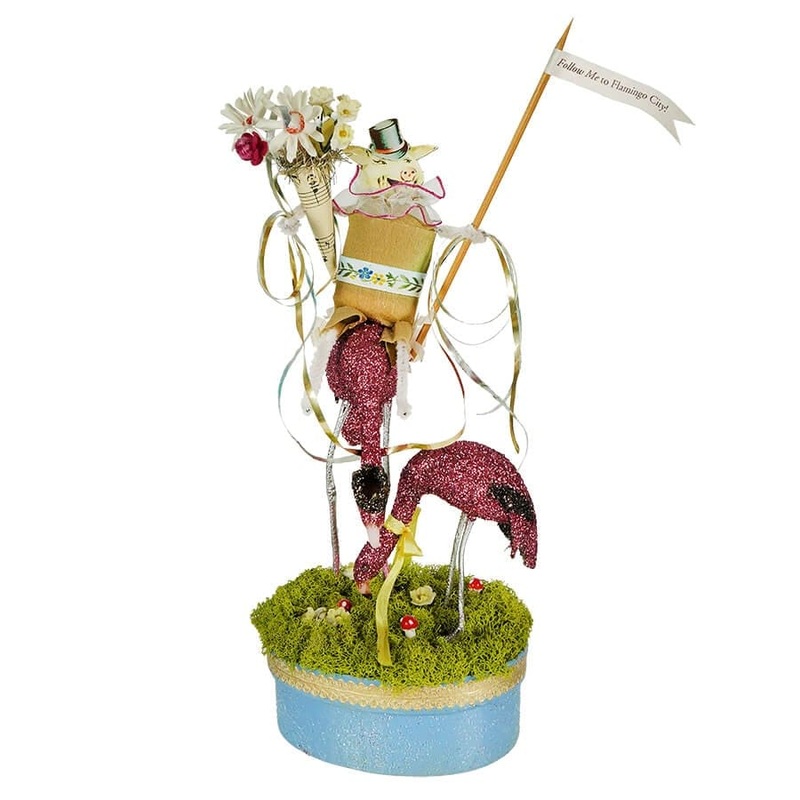 “Follow Me to Flamingo City Wish Box” Pig
