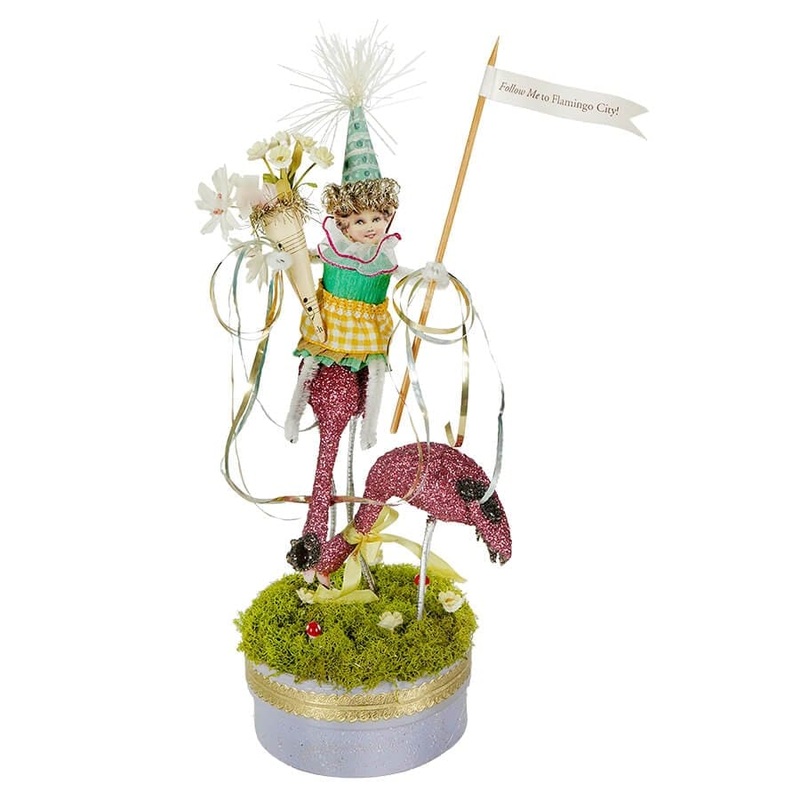 “Follow Me To Flamingo City Wish Box” Yellow Dress Fairy