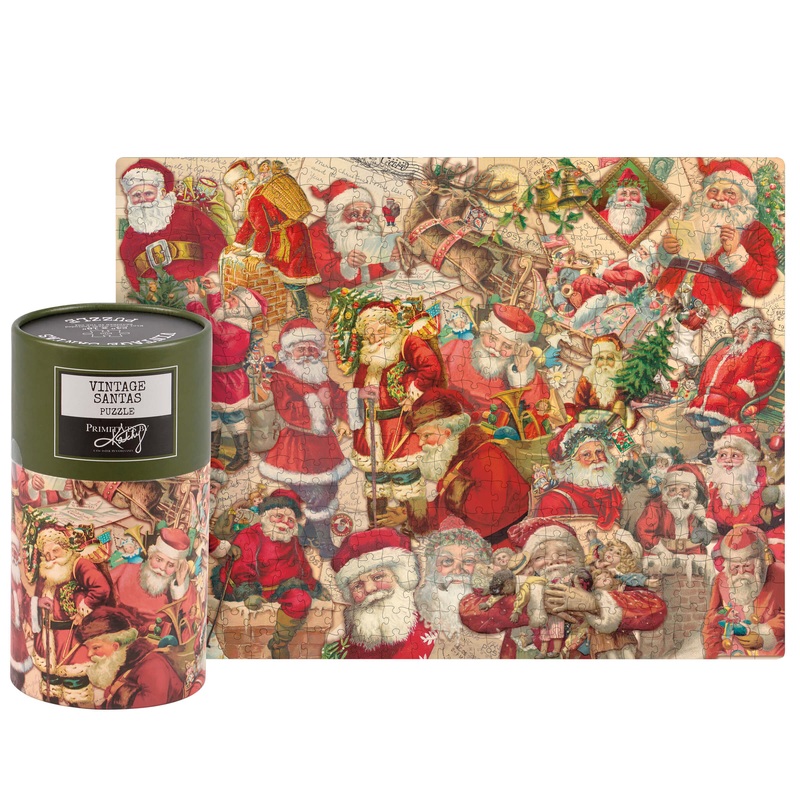 500 Piece Vintage Santas Puzzle