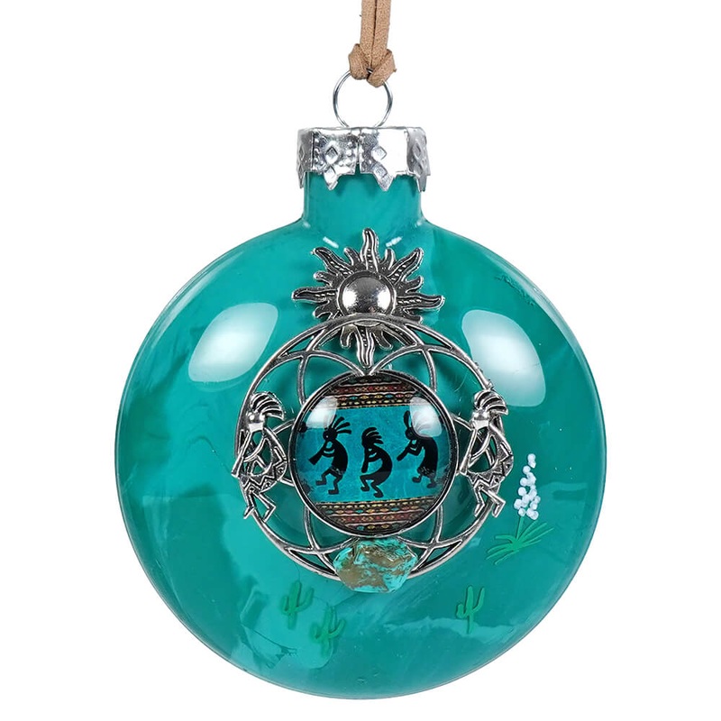Blue Cave Painting Ornament