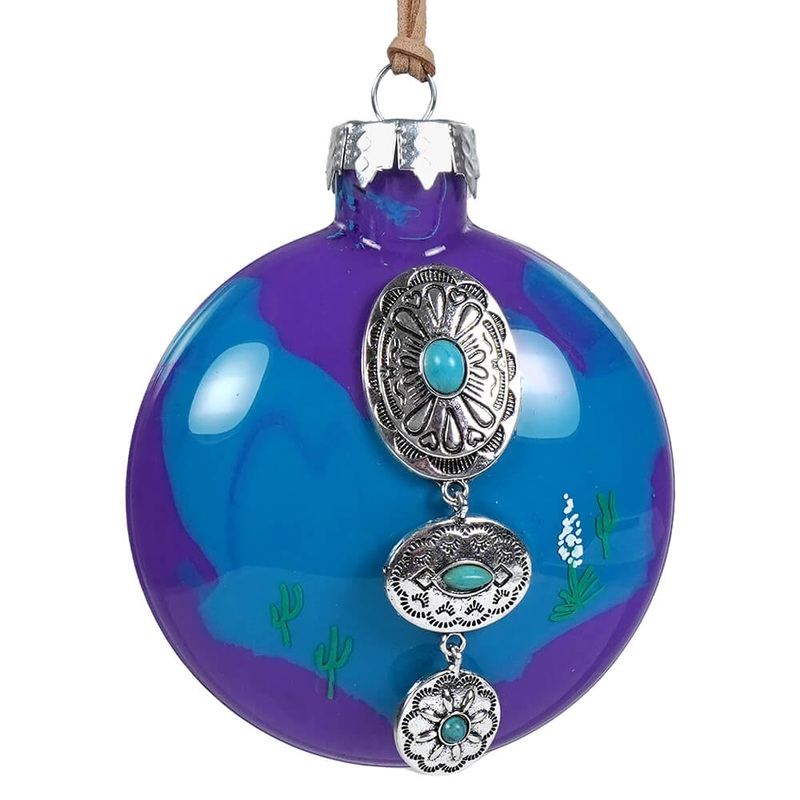 Blue Jewel Desert Ornament
