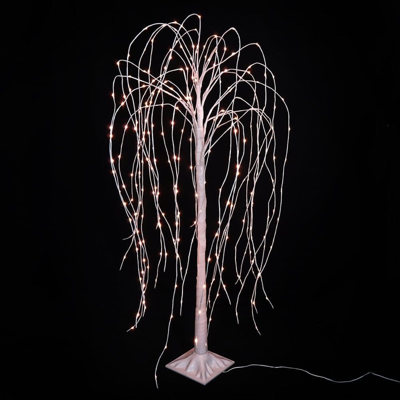 4ft Lighted White Willow Tree