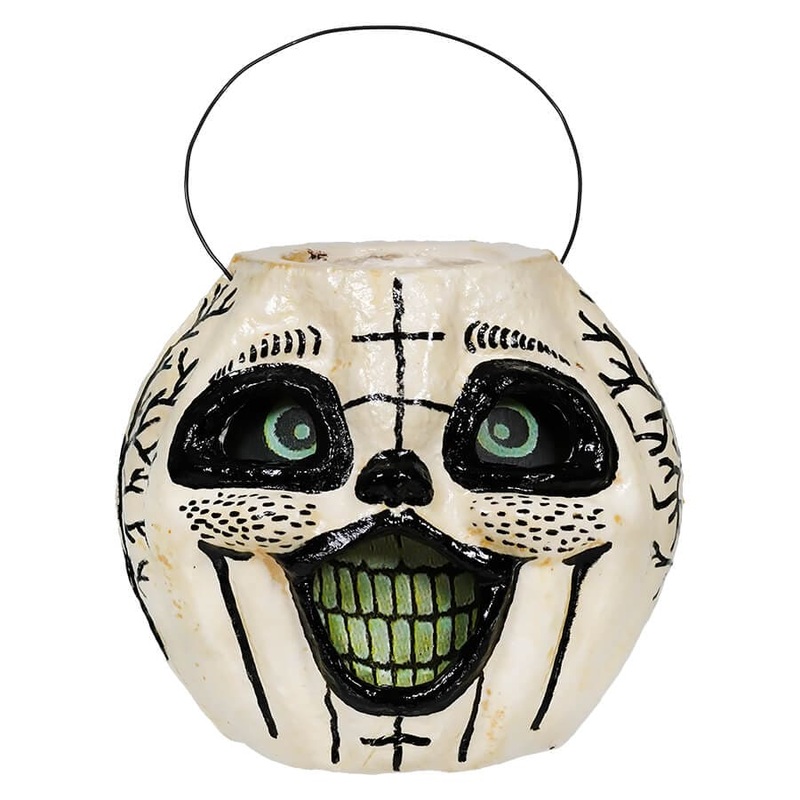 White Grinning Jack O’Lantern